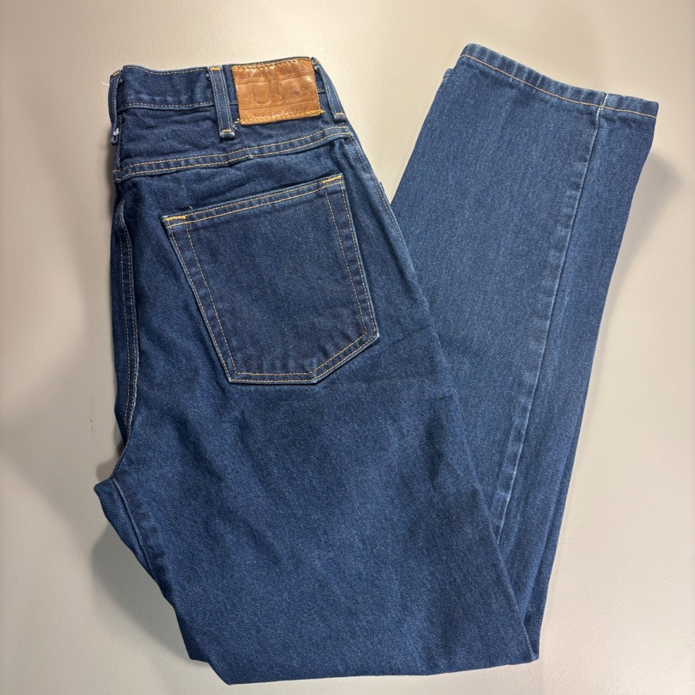 Y2K Mens All American Clothing Jeans USA‎ Made 32x30 Dark Wash Cotton Denim